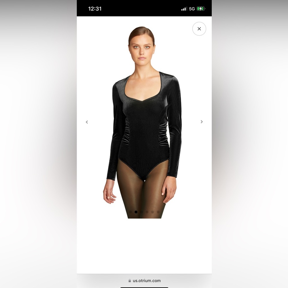 Wolford Esmeralda string body black